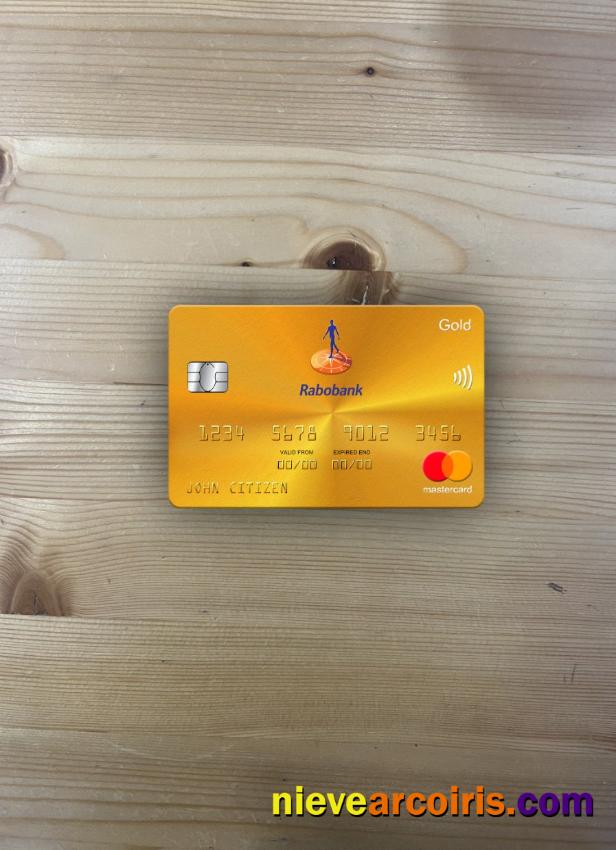 Netherlands Rabobank mastercard gold photolook